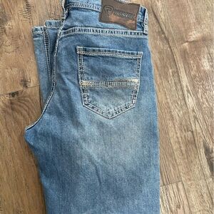 Rock & Roll Denim Double Barrel Stackable Relaxed Boot cut 34x32